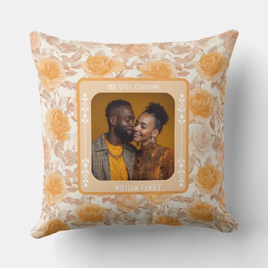 Classy Parents 2ND Anniversary Throw Pillow クッション (裏面)