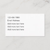 Classy Personal Concierge Assistant 名刺 (裏面)