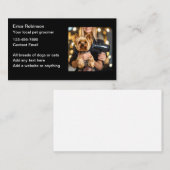 Classy Pet Grooming Business Cards Design 名刺 (正面/裏面)