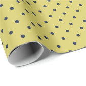Classy Polka Dot Pattern Wrapping Paper Roll ラッピングペーパー (ロールコーナー)