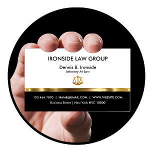 Classy Professional Attorney 名刺