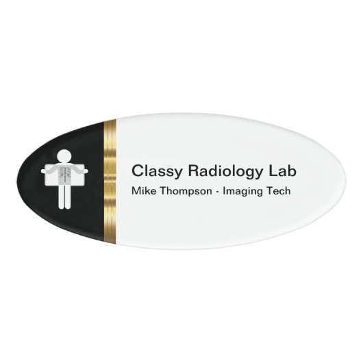 Classy Radiology Labスタッフ 名札 (正面)