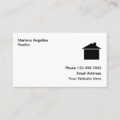 Classy Real Estate Business Cards 名刺 (裏面)