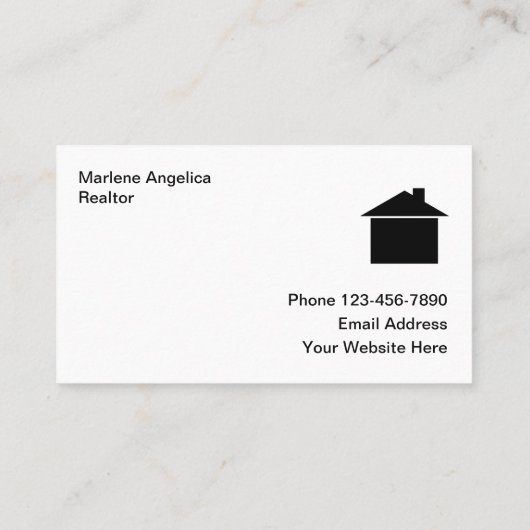  Classy Real Estate Business Cards 名刺 (裏面)