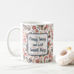 Classy Sassy 頭が切れる Assy おもしろい Joke ガーリー Joke コーヒーマグカップ