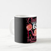 Classy Sassy 65とFabulous 65誕生日高He コーヒーマグカップ (正面左)