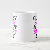 Classy Sassy and A Bit Smart Assy Jumbo Mug ジャンボコーヒーマグカップ (正面)