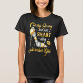 Classy Sassy And A Bit Smart Assy November Girl Di Tシャツ (正面)