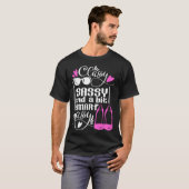 Classy Sassy and a Bit Smart Assy Womens Cute Flir Tシャツ (正面フル)