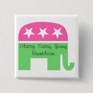 Classy、Sassy、Young Republicボタン 缶バッジ