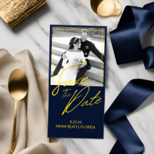 Classy Save the Date招待状Capture Our Love