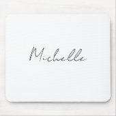 Classy Stylish Script Add Your Name マウスパッド (正面)