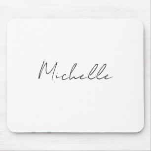 Classy Stylish Script Add Your Name マウスパッド
