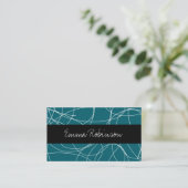 Classy Trendy Monogram Business Cards 名刺 (スタンド正面)