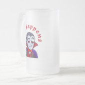 Classy Vampire – Sip Happens フロストグラスビールジョッキ (正面左)