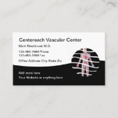 Classy Vascular Vein Care Appointment Cards 名刺 (正面)