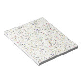 Classy vintage marble terrazzo pastel design ノートパッド (アングル)
