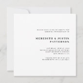 Classy Weはまだ誓いを更新パーティー写真を行う 招待状 (裏面)