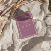 Classy Wisteria Ivory Old Money Fancy Wedding セーブザデート