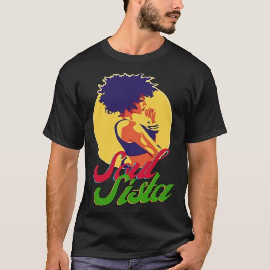 Classy Womens African Head Wrap Black Pride Soul Tシャツ (正面)