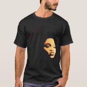 Classy Womens African Head Wrap Black Pride  Soul  Tシャツ (正面)