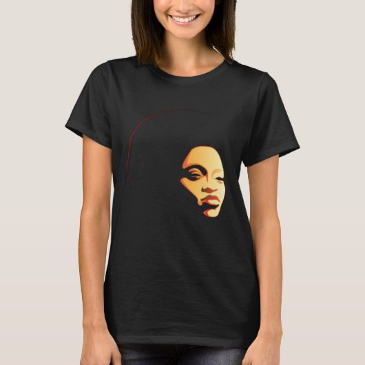 Classy Womens African Head Wrap Black Pride  Soul  Tシャツ (正面)