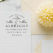 Clasy Futureミセス・ネーム氏の結婚差出人住所 ラバースタンプ