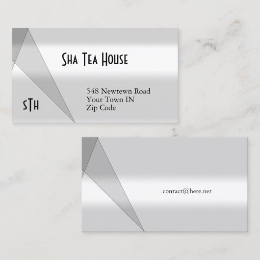 Clasy Geometric名刺 名刺 (正面/裏面)