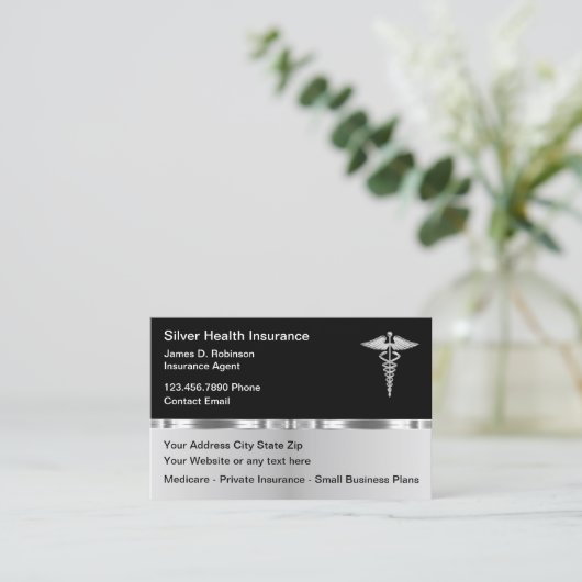 Clasy Health Insurance Caduceus名刺 名刺 (スタンド正面)