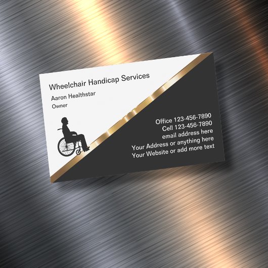 Clasy Medical Disability Business Card Magnets マグネット名刺
