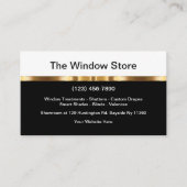Clasy Window Coverings名刺 名刺 (正面)