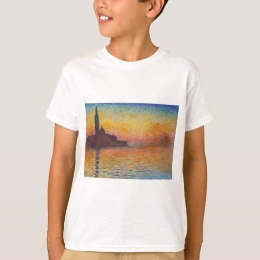 Claud Monet, “ San Giorgio Maggiore by Twilight ” Tシャツ (正面)