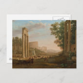 Claude Lorrain – ローマのフォーラムの遺跡 ポストカード (正面/裏面)