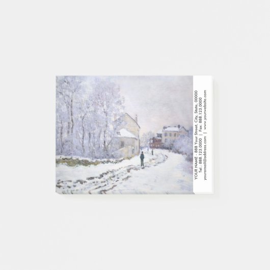 Claude Mone Post-itパーソナライズされた付き ポストイット (正面)