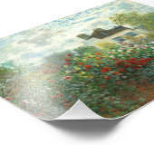 Claude Monetによるアルゼンテイユのアーティストガーデン フォトプリント (角)