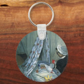 Claude Monetによるジーン・モネの揺りかごへ キーホルダー (正面)