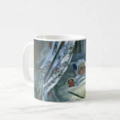 Claude Monetによるジーン・モネの揺りかごへ コーヒーマグカップ (正面左)