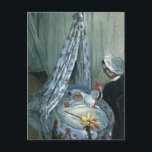 Claude Monetによるジーン・モネの揺りかごへ ポストカード<br><div class="desc">Claude MonetによるJean Monet in His Cradle (1867)は、ヴィンテージ印象派の素晴らし美術家のポートレート絵画である。アーティストの息子はベビーとして揺りかごで眠っている。彼の母親か乳母は、彼が子供部屋の彼のバシネットで眠っている間に彼を見ている。アーティストについて：クロード・モネ(1840-1926)は印象派の運動の創始者であフランスのり絵画、その絵画の大部分は「空中に浮かぶ」（野外に浮かぶ）スタイル印象派の風景である。</div>