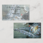 Claude Monetによるジーン・モネの揺りかごへ 名刺 (正面/裏面)