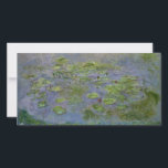 Claude Monetによるニンフェアス(《植物》スイレン)<br><div class="desc">Claude Monetによるニンフェアス(《植物》スイレン)、キャンバス上の油c.1914 - 1917，緑のユリのパッドを見下ろすビューの印象派の風景です絵画，またはニンフェアス，穏やかな青い水のプールに浮かんでいる。</div>