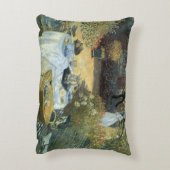 Claude Monetによる昼食会、ヴィンテージ印象派 アクセントクッション (裏面(縦))