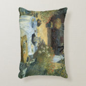 Claude Monetによる昼食会、ヴィンテージ印象派 アクセントクッション (正面(垂直))