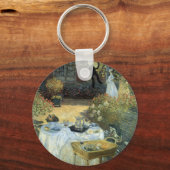 Claude Monetによる昼食会、ヴィンテージ印象派 キーホルダー (正面)