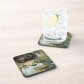 Claude Monetによる昼食会、ヴィンテージ印象派 コースター (右側)