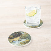 Claude Monetによる昼食会、ヴィンテージ印象派 コースター (側面)