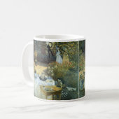 Claude Monetによる昼食会、ヴィンテージ印象派 コーヒーマグカップ (正面左)