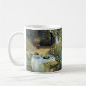 Claude Monetによる昼食会、ヴィンテージ印象派 コーヒーマグカップ (左)