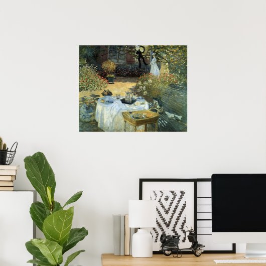 Claude Monetによる昼食会、ヴィンテージ印象派 ポスター (ホームオフィス)