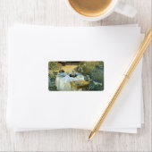 Claude Monetによる昼食会、ヴィンテージ印象派 ラベル (インサイチュ)