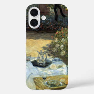 Claude Monetによる昼食会、ヴィンテージ印象派 iPhone 16ケース